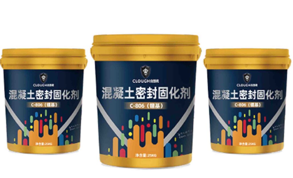 Diagram showing what is a concrete densifier – untreated porous concrete surface vs treated densified concrete with filled pores and hardened surface