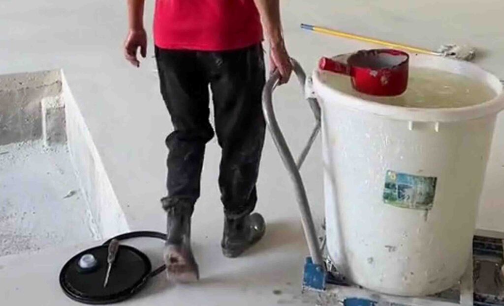 Concrete sealer dilution ratios chart showing different mix proportions of sealer to water for various application needs