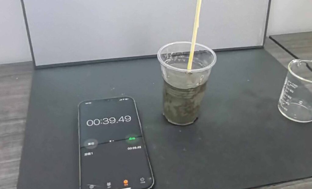 Experiment One: Mixing Ratio 1:1:1 (Cement: Water: Sodium Silicate)