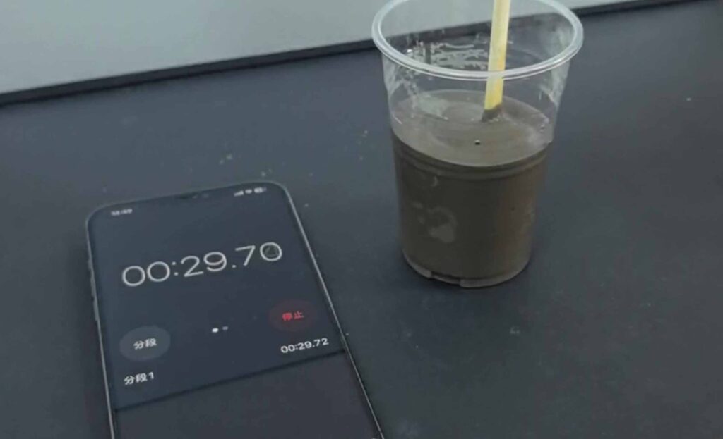 Experiment Two: Mixing Ratio 1:1:0.75 (Cement: Water: Sodium Silicate)