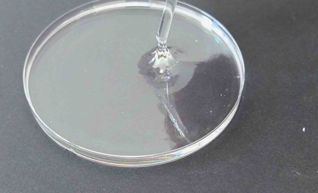 Sodium silicate solidify