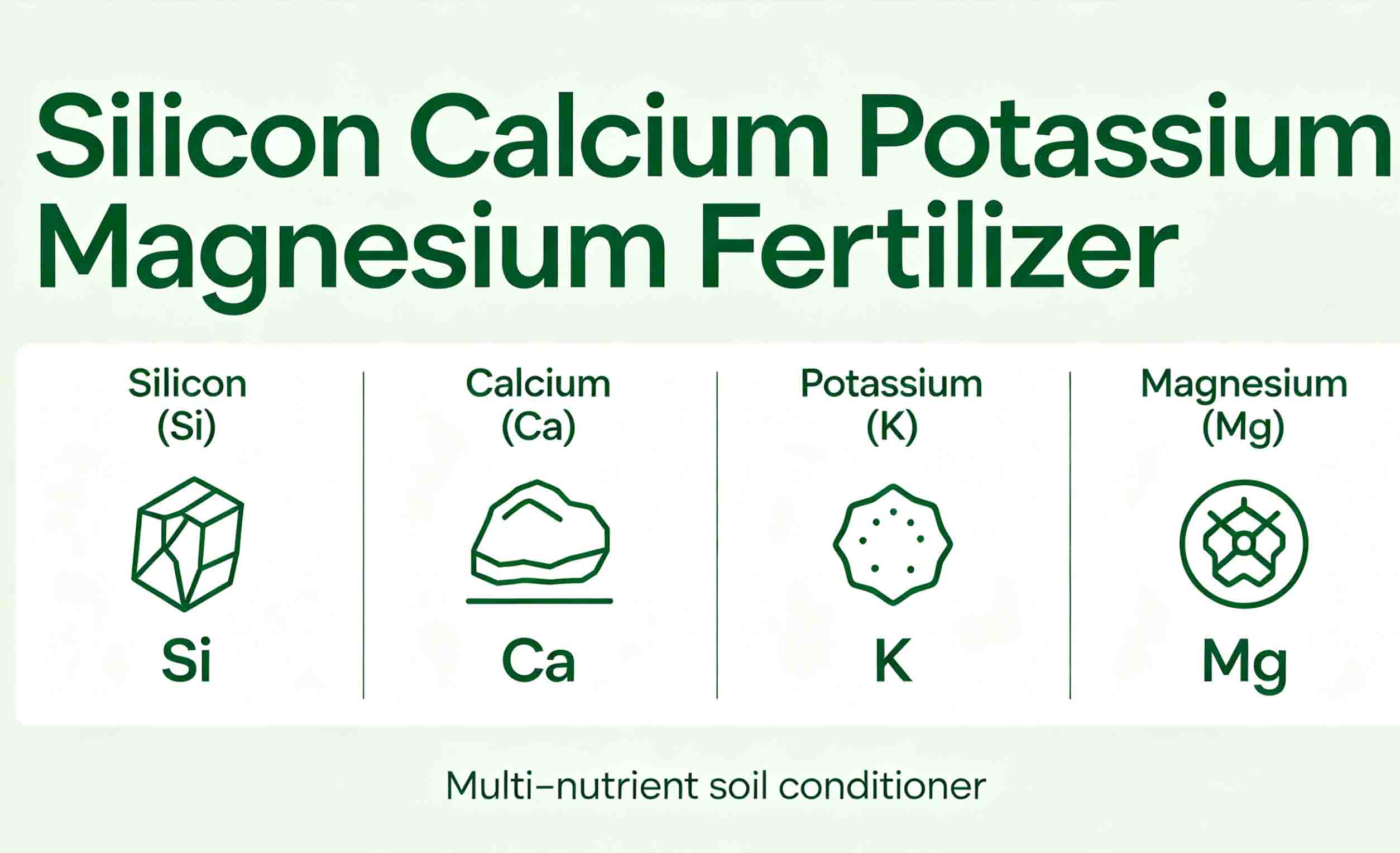 Unlock the Power of Potassium Silicate: 5 Reasons It Positively Boosts Silicon Calcium Potassium Magnesium Fertilizer Productio