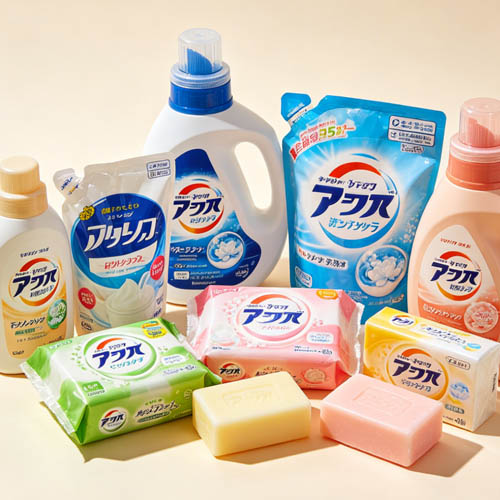 Silicate in detergents and cleaning showing laundry powder dishwasher tablets and hard surface cleaners with pH buffering anti-redeposition icons