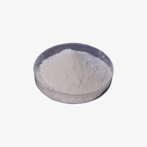 Dry potassium silicate powder white free-flowing anhydrous powder in glass container with CAS 1312-76-1 for industrial and laboratory applications