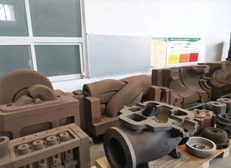Sodium silicate core making binder process showing sand mixing core shooting CO2 curing and hardened sand cores