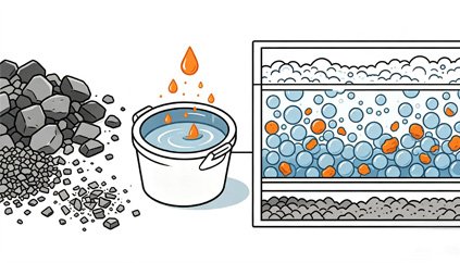 Sodium silicate mining chemicals applications in flotation tailings solidification and dust control operations