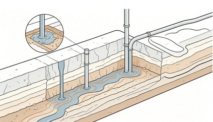 Silicate waterproofing solutions for concrete and industrial applications showing penetrating sealers on bridge tunnel and wastewater structures