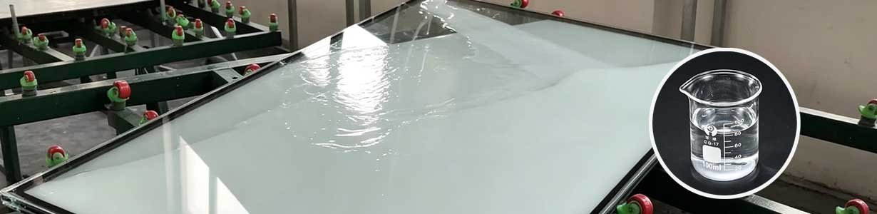 Potassium silicate for fire resistant glass interlayer foaming from transparent gel to insulating foam at high temperature